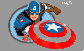 sketch 5127 Captain America by Mark Phillips