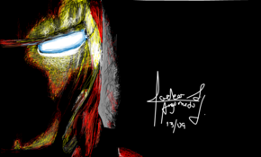 sketch 5169 Iron Man by Hannah Kellogg