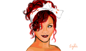 sketch 5197 Rihanna by Ben Hall