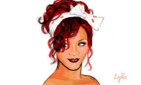 sketch #5197 Rihanna by Ben Hall