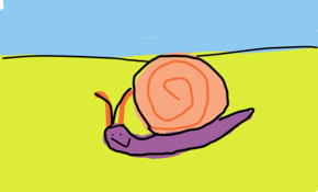 sketch #672 Snails pace