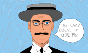 sketch #1490 James Joyce....