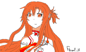 sketch 2476 Asuna from SAO by sketchmaster