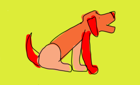 sketch 2642 Red dog