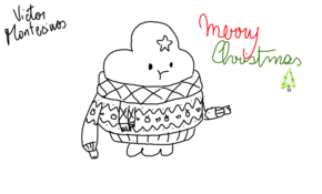 sketch 2772 Merry Christmas from Victor Montecinos  Jose Rondon