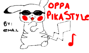 sketch 3047 Oppa Pika Style by Itz Rakhi