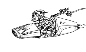 sketch 3151 Spaceship  Nessa Kira Hellsing