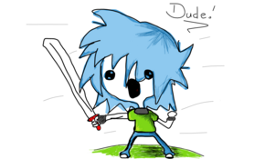 sketch #3149 Dude with a sword by Elio Hernandez