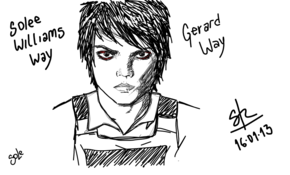 sketch 3350 Gerard Way by Carrieann Benthem