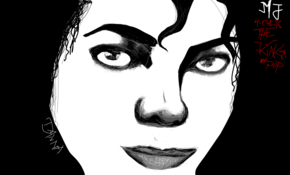 sketch 3732 Michael Jackson by David Obando