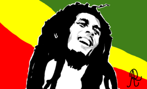 sketch 4436 Bob Marley by Luiza Irma