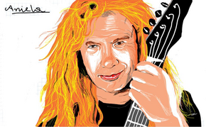 sketch #4685 Dave Mustaine by Erika Ishikawa