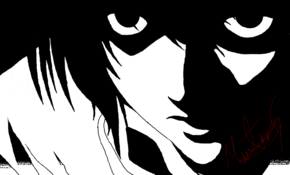 sketch 4835 L from Death Note by Adidtzu Ady