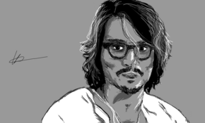 sketch 4867 Johnny Depp  Ronin Ronin
