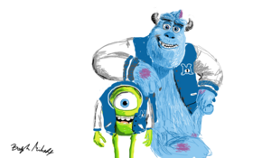 sketch 4882 Monsters University by John Davis