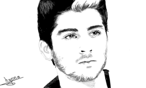 sketch 5219 Zayn Malik by Amila Madhushanaka