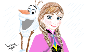 sketch 5330 Frozen by Amanda Kachadurian