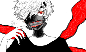 sketch 20960 Kaneki Ken Tokyo Ghoul by Deepak Kaushik