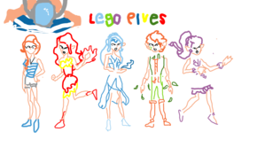 sketch #88841 LEGO ELVES(ALL ELEMENTS)