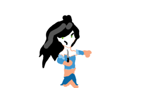 sketch 89084 this is aphmau.she is messtup..itried to make her look angry.did not work...