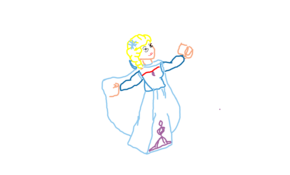 sketch 89163 lego frozen Elsa 