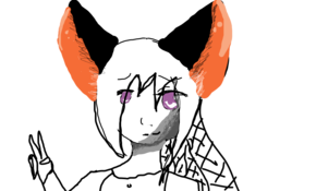 sketch 90007 Some girl that i made up like 1 month ago cuz i was bored and felt like it to yea deal wit it   