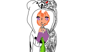 sketch 90010 Some random teddy bear girl i decided to- mom: ITS TIME FOR BED!! me: oh god bye :p