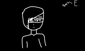 sketch 92082 blindfolded girl