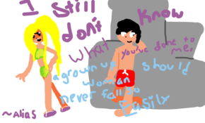 sketch 91453 Don't go wasting your emotions ( ABBA / Momma Mia ) ~Alias