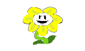 sketch 105132 Flowey the flower