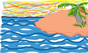 sketch 103693 tropical island