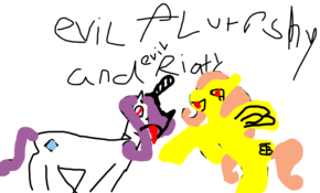 sketch 108555 my litte pony  fight the evll