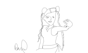 sketch 109733 me drawing pai from doa5 with a mouse