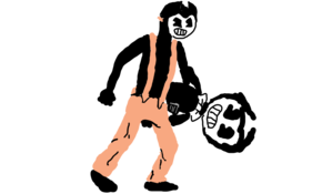 sketch 110536 sammy holding card board bendy