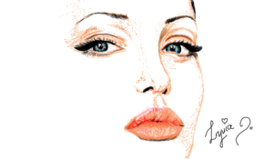 sketch #5054 Angelina Jolie by Hailey So Pretty