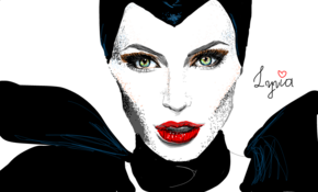 sketch 5324 Angelina Jolie - Maleficent by Lucas Fajardo
