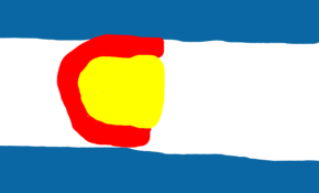 sketch #91745 Colorado flag