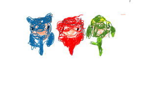 sketch 102399 Catboy owlette gekko 