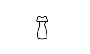 sketch #110950 party dress